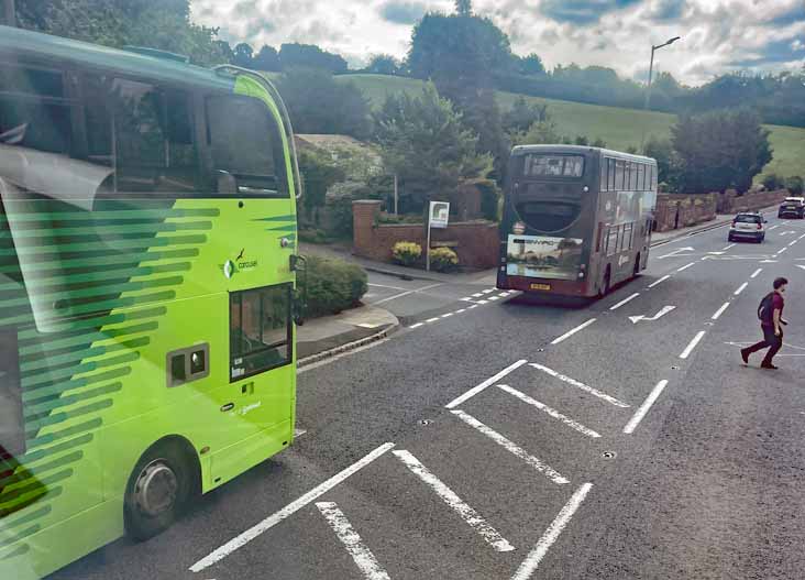 Carousel Alexander Dennis Enviro400MMC 80609 Flightline breakdown